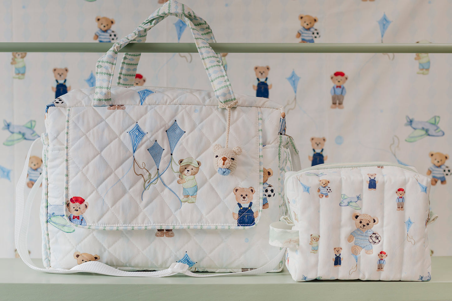 PLAYTIME BEARS MEDIUM POUCH