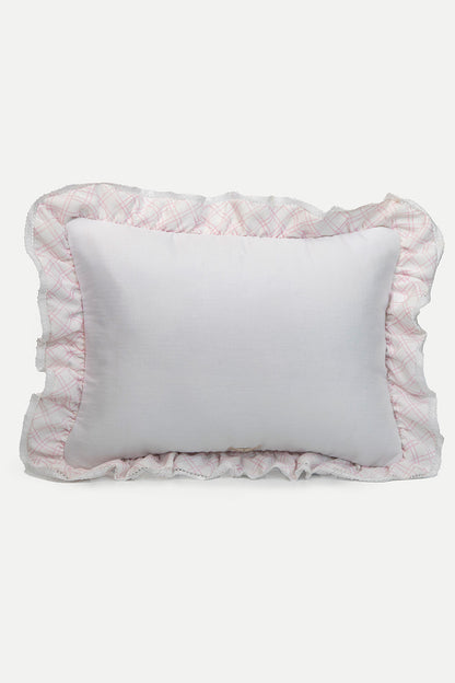 SMALL  PILLOW- PEINTURES BABY PINK