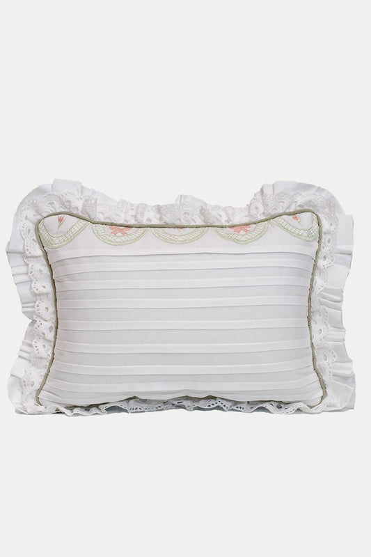 Sage Thrillage & Pink Bows Pillow